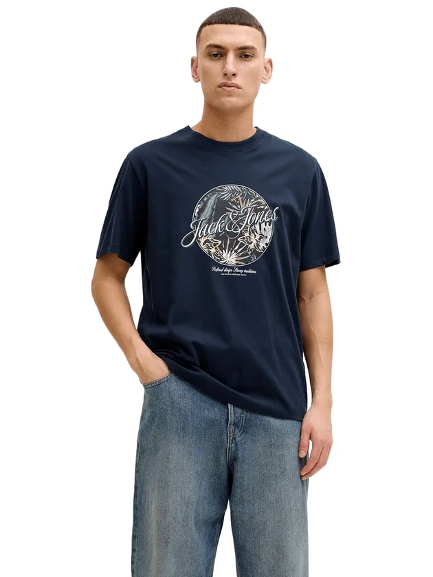 Jjhonolulu Shape Tee Ss Crew Neck Ln