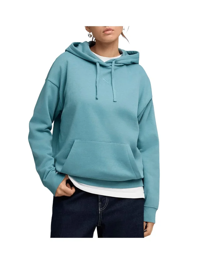 Centered Cat Logo Relaxed Hoodie