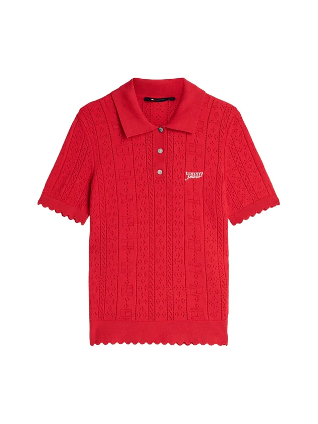 Pointelle Polo S