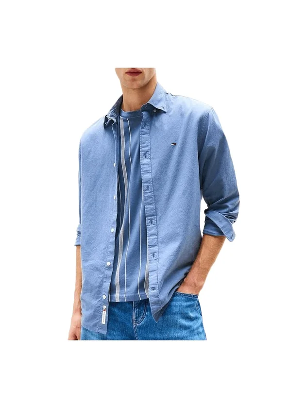 Reg Linen Blend Ls Shirt Ext