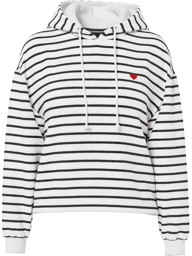 Chilli LS Hoodie Stripes Emb Noos
