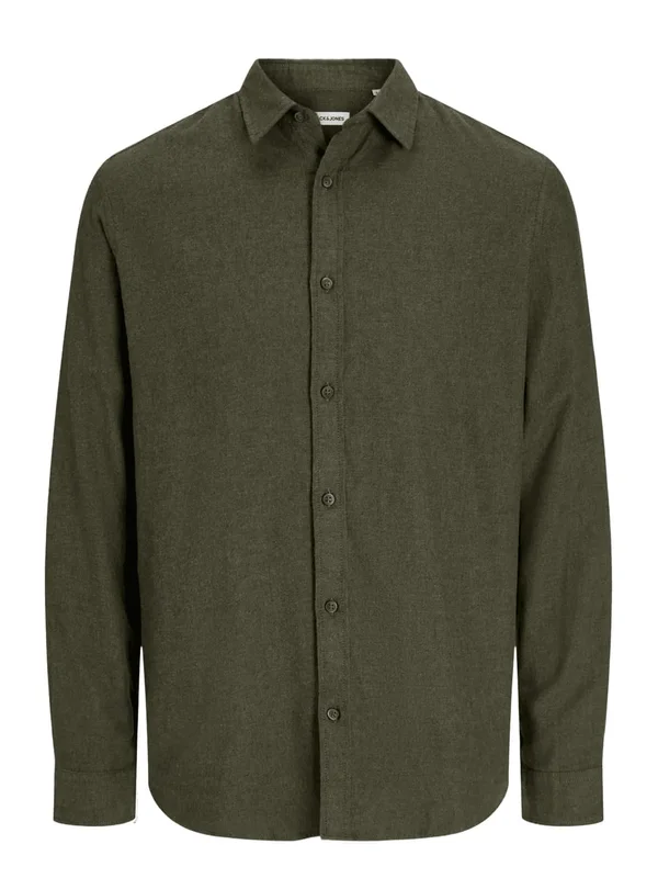 Classic Melange Shirt L S Noos