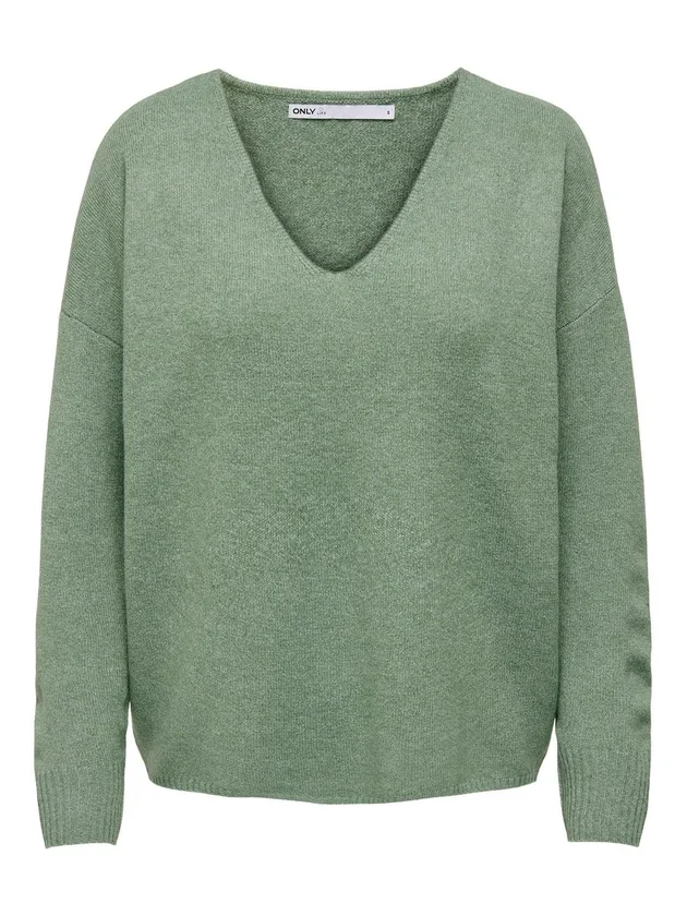 Onlrica L S V Neck Pullo Knt Noos