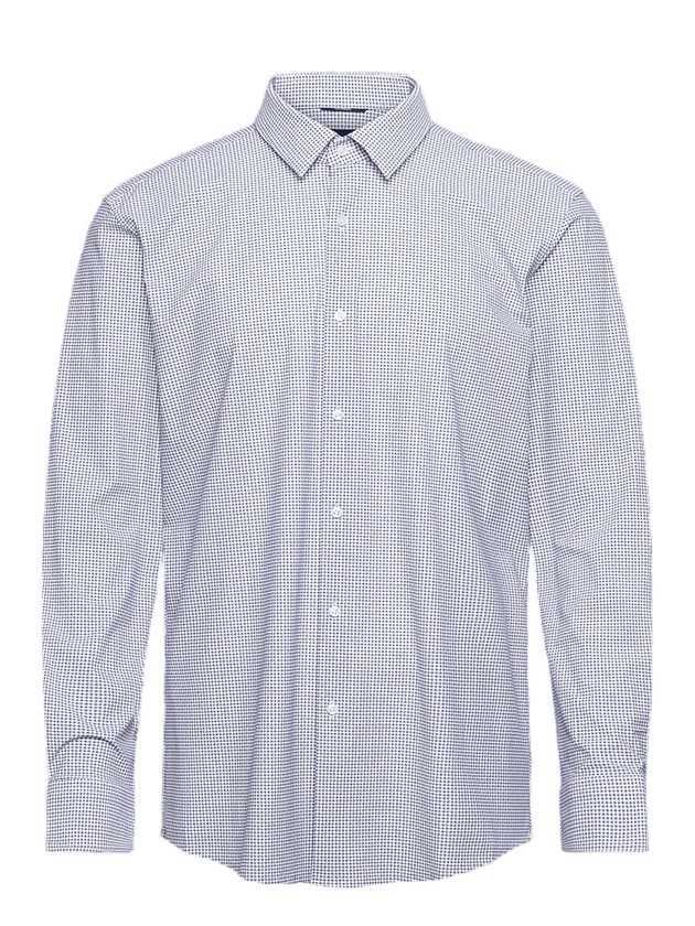 P-Hank Slim Fit Chemise Col Kent Poignets Boutonnés