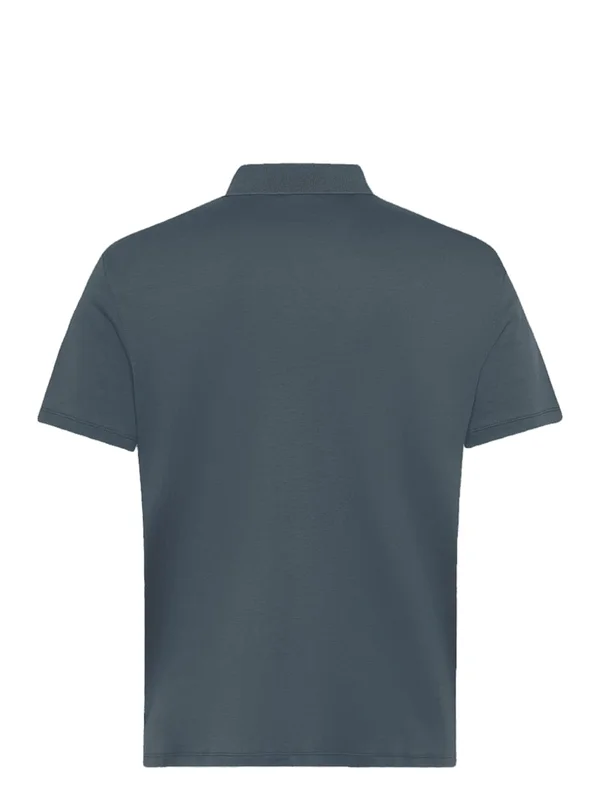 Slim Supima Logo Patch Polo