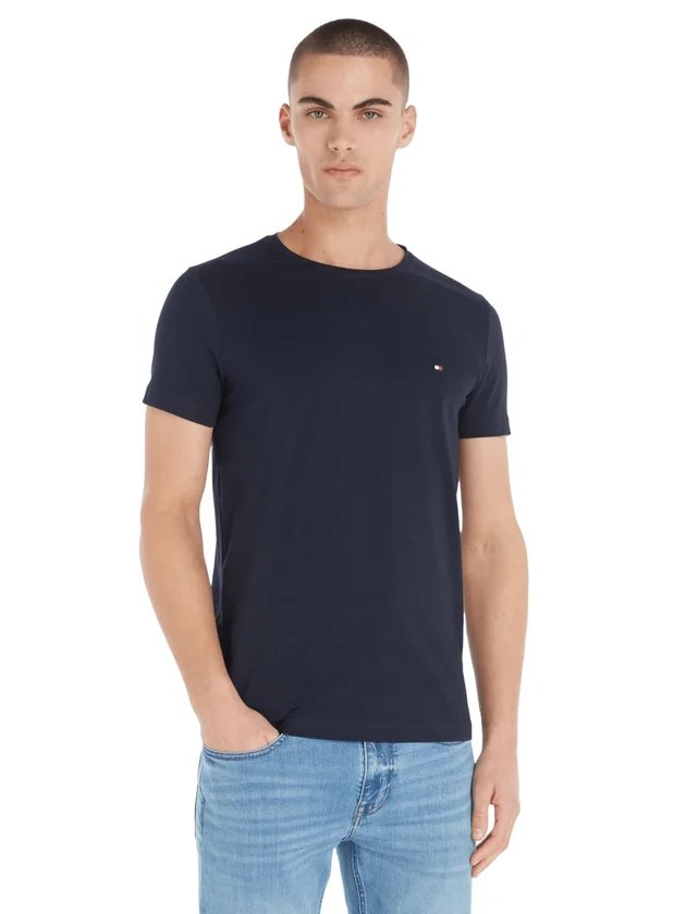 Core Stretch Slim C Neck Tee