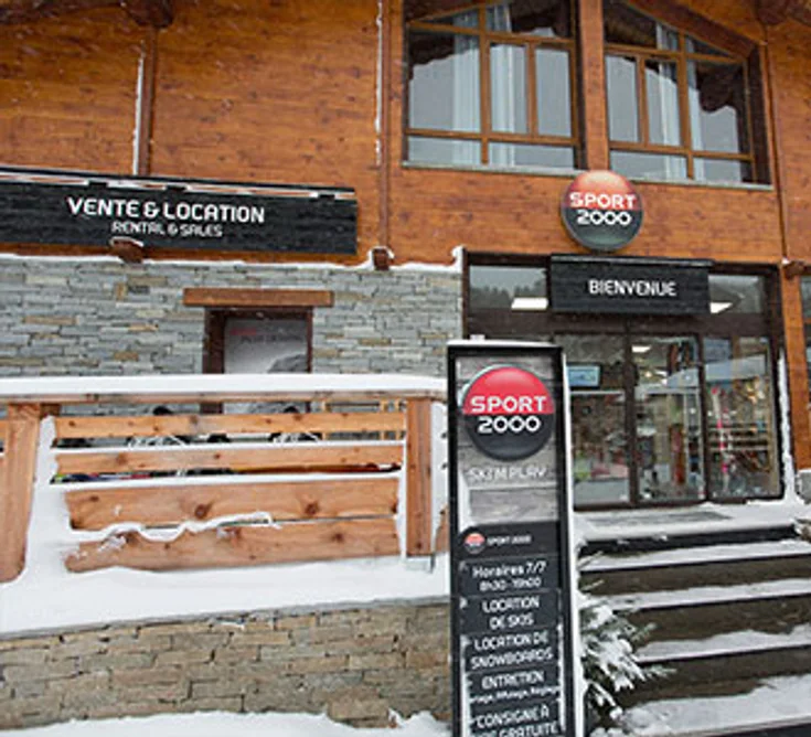 Extérieur du magasin SPORT 2000 LA NORMA SKI M'PLAY