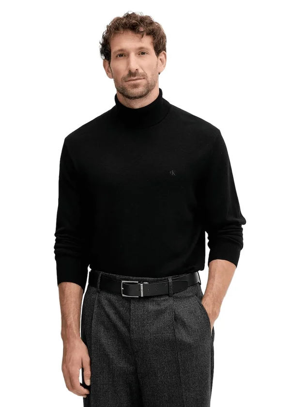 100% Merino T Neck 14GG
