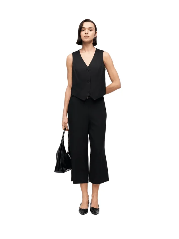 Wide Culotte Belt Pant Noos