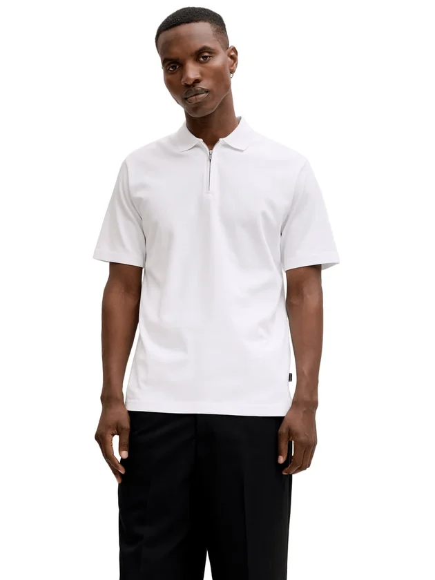 Ethan Ss Zip Polo Sn