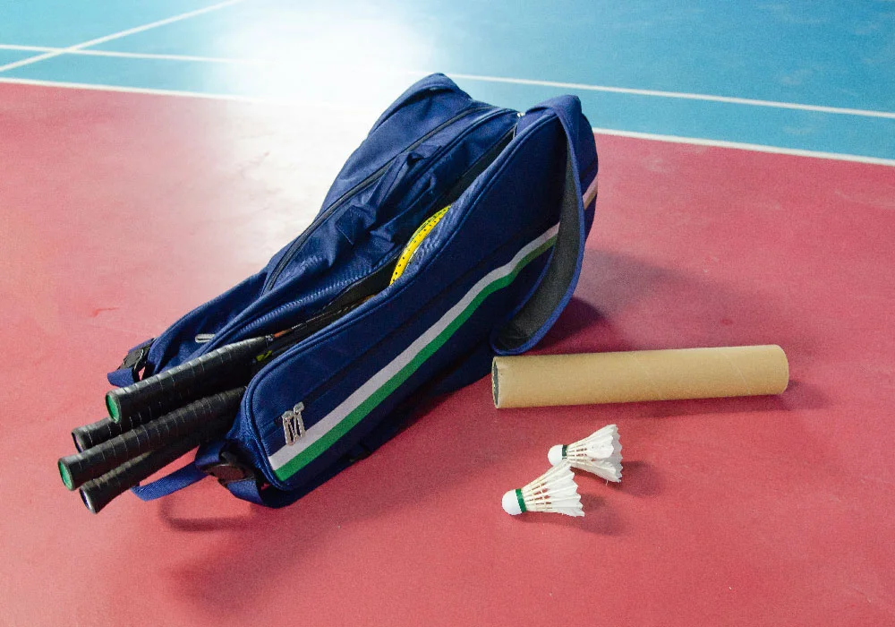 Le sac de badminton