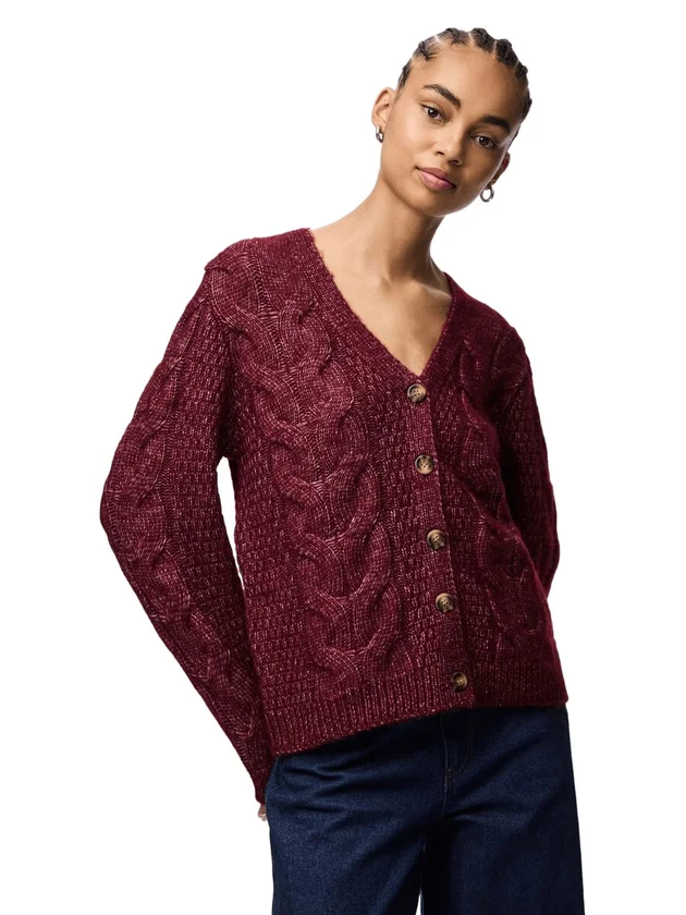 Pcnina LS V Neck Knit Cardigan Noos BC