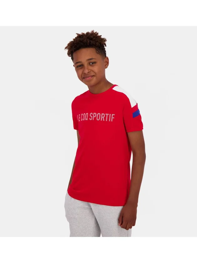 Mini Moi Tri Tee Ss N2 Pur Rouge
