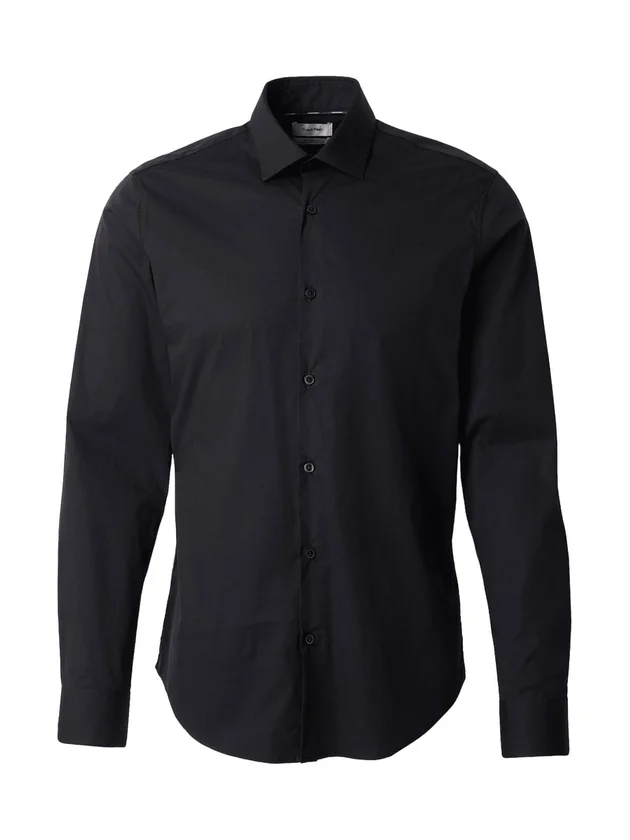 Slim Esntl Poplin Nos Str Sld
