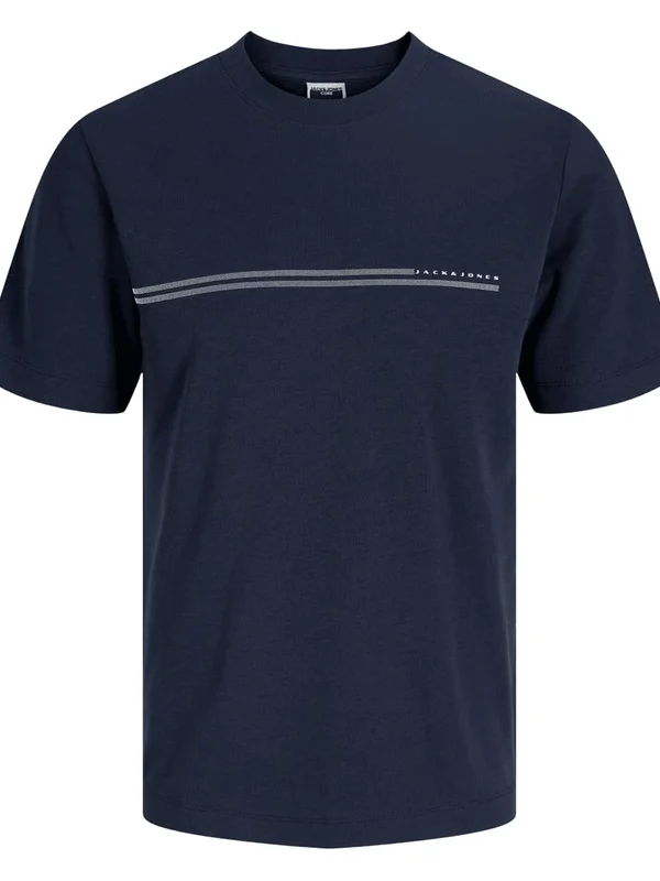 Jcofusion Chest Brand Tee Ss Crew Noos