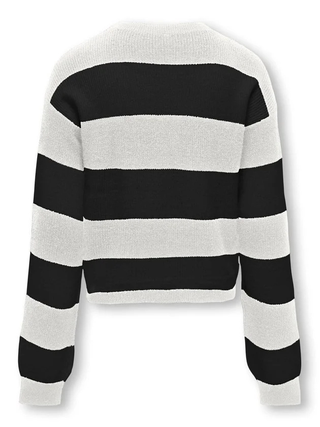 Life Short L S Stripe Knt Noos