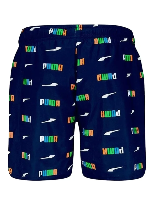 Printed Logo Mid Shorts