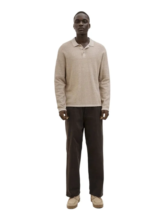George Knit Polo LS Sn