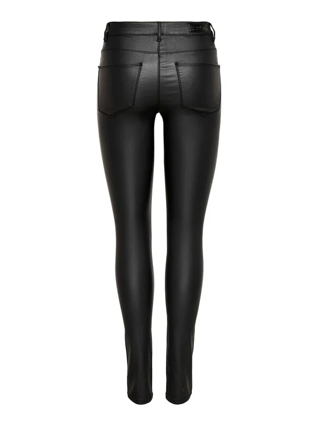 Onlanne K Mid Waist Coated Pnt Noos