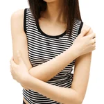 BLACK / ECRU STRIPE