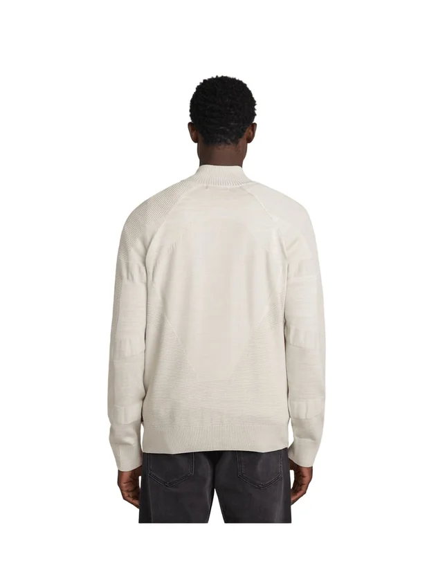 3D Biker Full Zip Knit