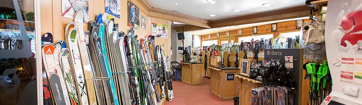 Intérieur du magasin SPORT 2000 LES DEUX ALPES JACQUES SPORTS