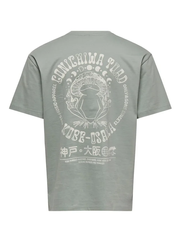 Onsfred Life RLX SS Print Tee VD