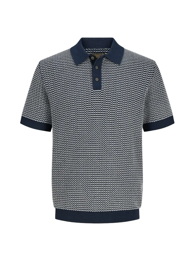 Kingsley Knit Polo Ss Ln