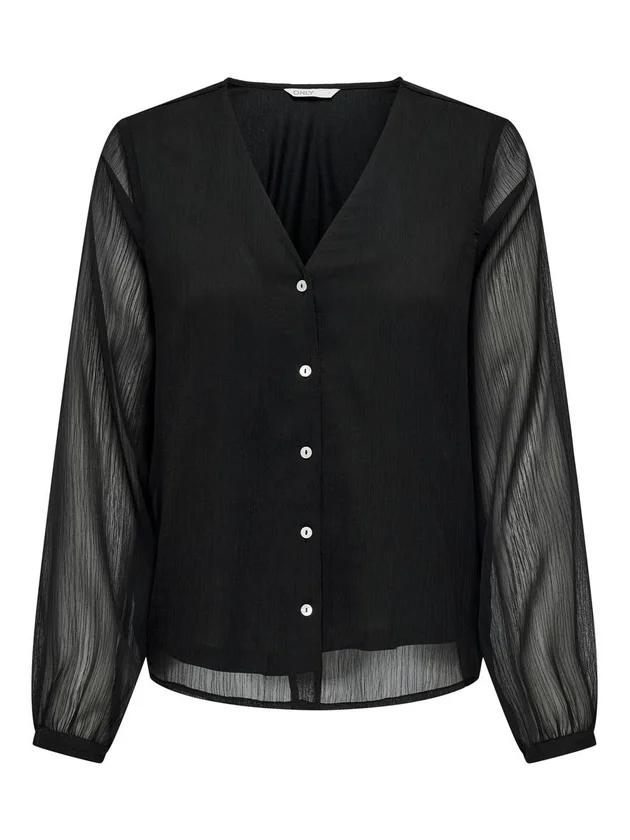 Luna L S V Neck Top Noos Ptm