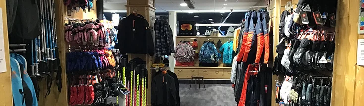 Intérieur du magasin SPORT 2000 GOURETTE LE CARIBOU PYRENEEN