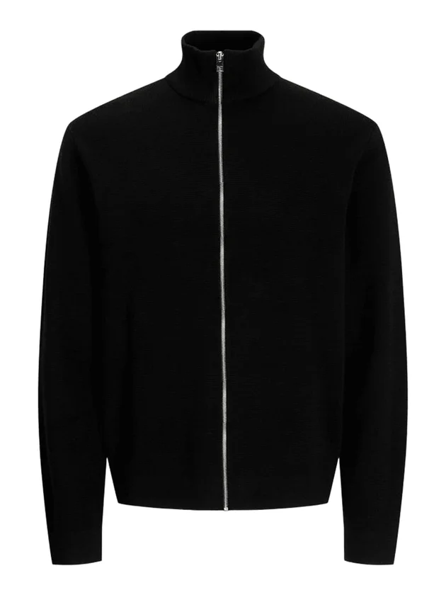 Milano Stitch High Neck Cardigan
