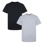 DK GREY HEATHER / BLACK