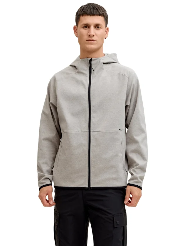 Jjebase Sweat Zip Hood Sn