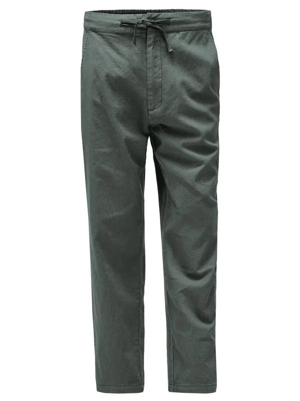 Cotton Linen Jogger Pants Set