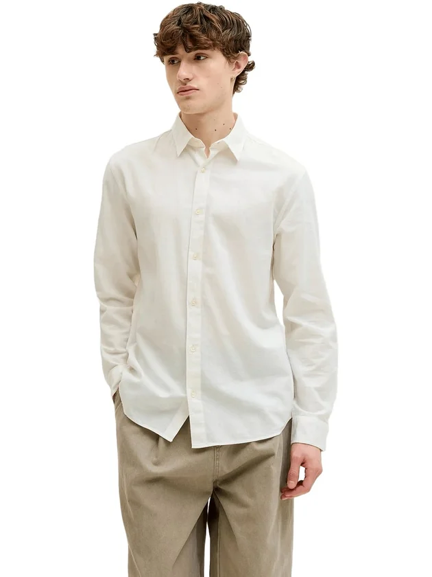 Jjebreeze Linen Blend Shirt LS Sn