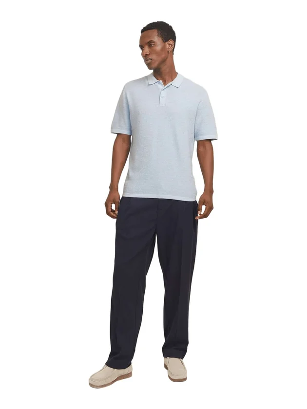 JJEGEORGE Knit Polo SS SN