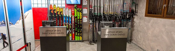 Intérieur du magasin SPORT 2000 SAINT SORLIN D'ARVES ARTHUR SPORTS