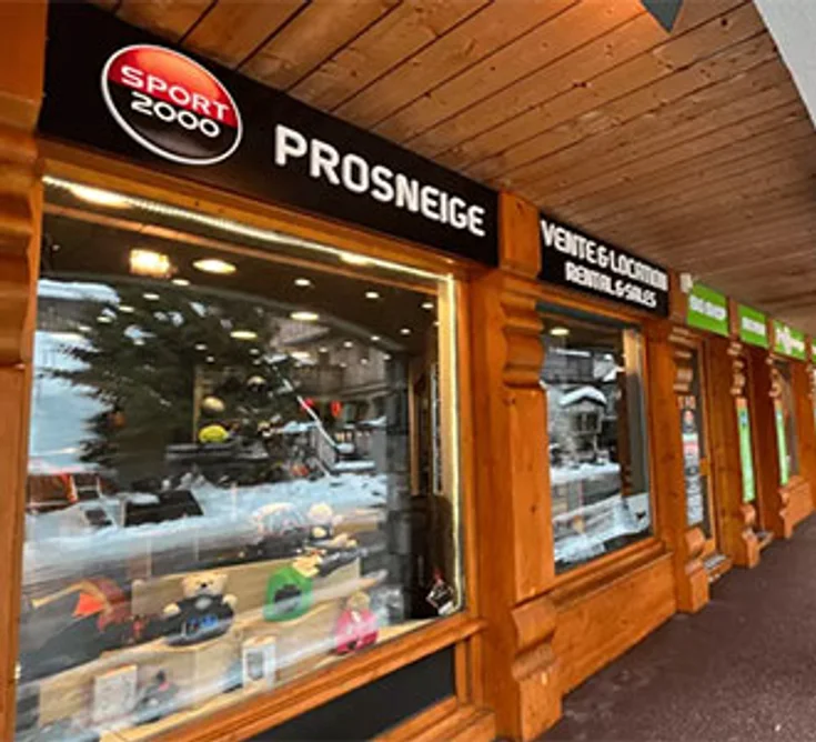 Extérieur du magasin SPORT 2000 MERIBEL AUDACIUS SHOP