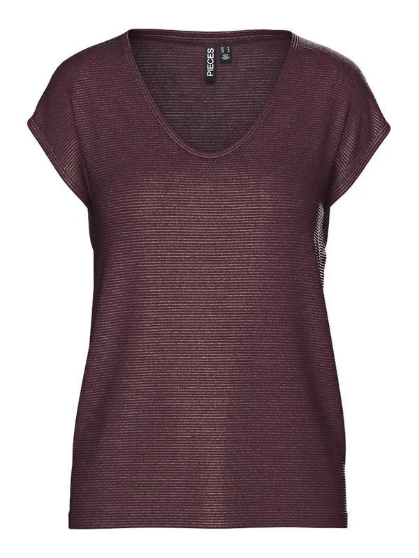 Pcbillo Tee Lurex Stripes