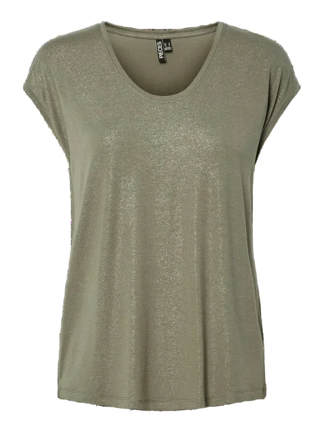 Pcalice Ss Glitter Tee