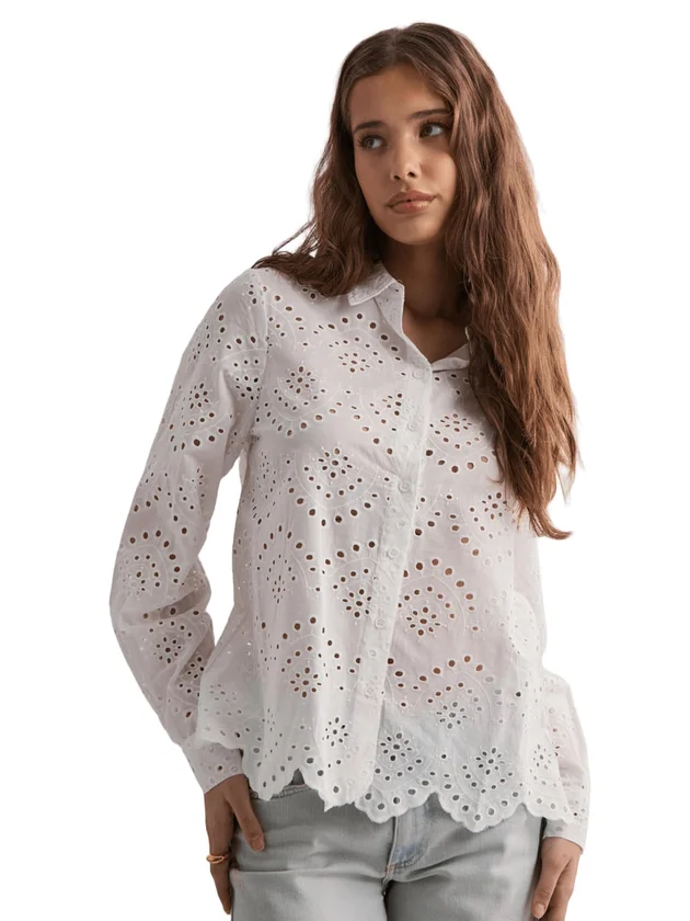Pcvilde Ls Shirt Wvn Noos