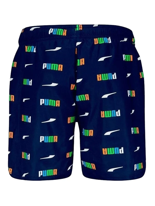 Printed Logo Mid Shorts