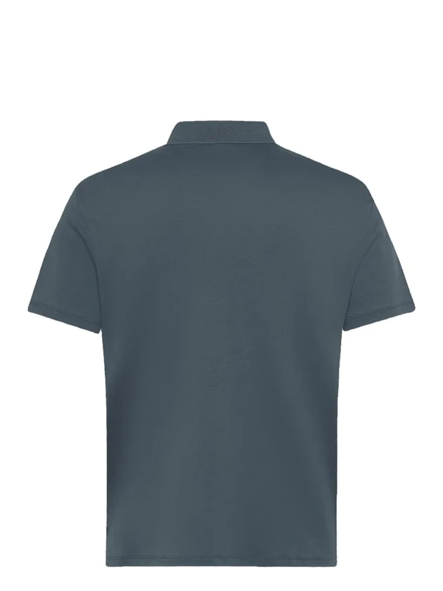 Slim Supima Logo Patch Polo