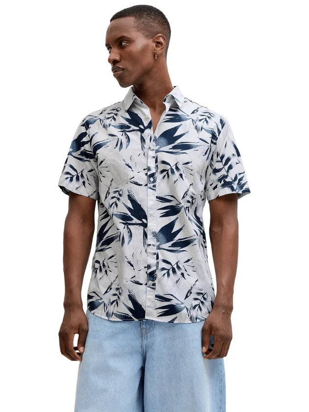 Jjhonolulu Aop Shirt Ss