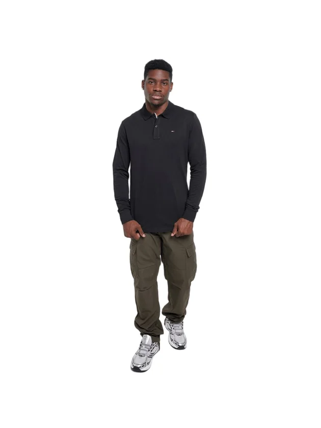 Tjm Slim Placket Polo Ls Ext