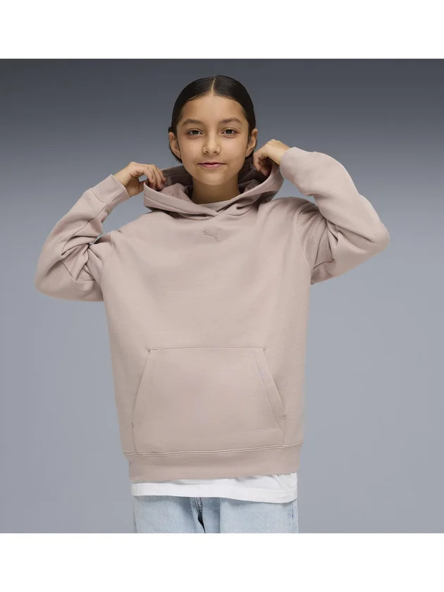 Centered Cat Logo Relaxed Hoodie