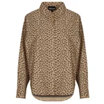 GREIGE / ALL-OVER PRINT:LEOPARD W. RED EMB HEART