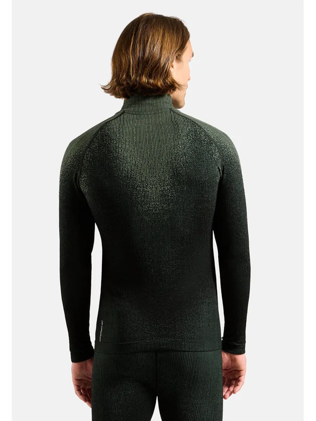 Bl Top Turtle Neck L/S Half Zip
