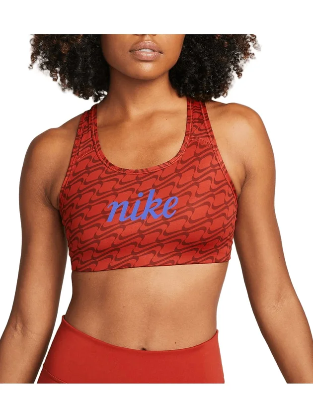 Swoosh Icon Clash Bra