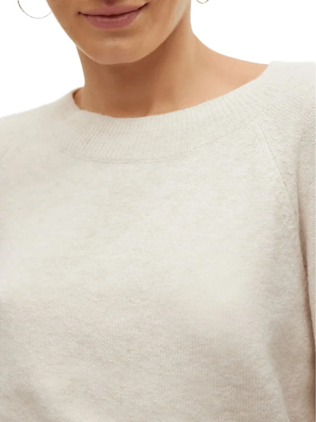 Offy LS O Neck Blouse Ga Noos